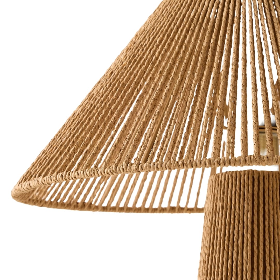 Tethered Rope Lamp Table + Desk Lamps