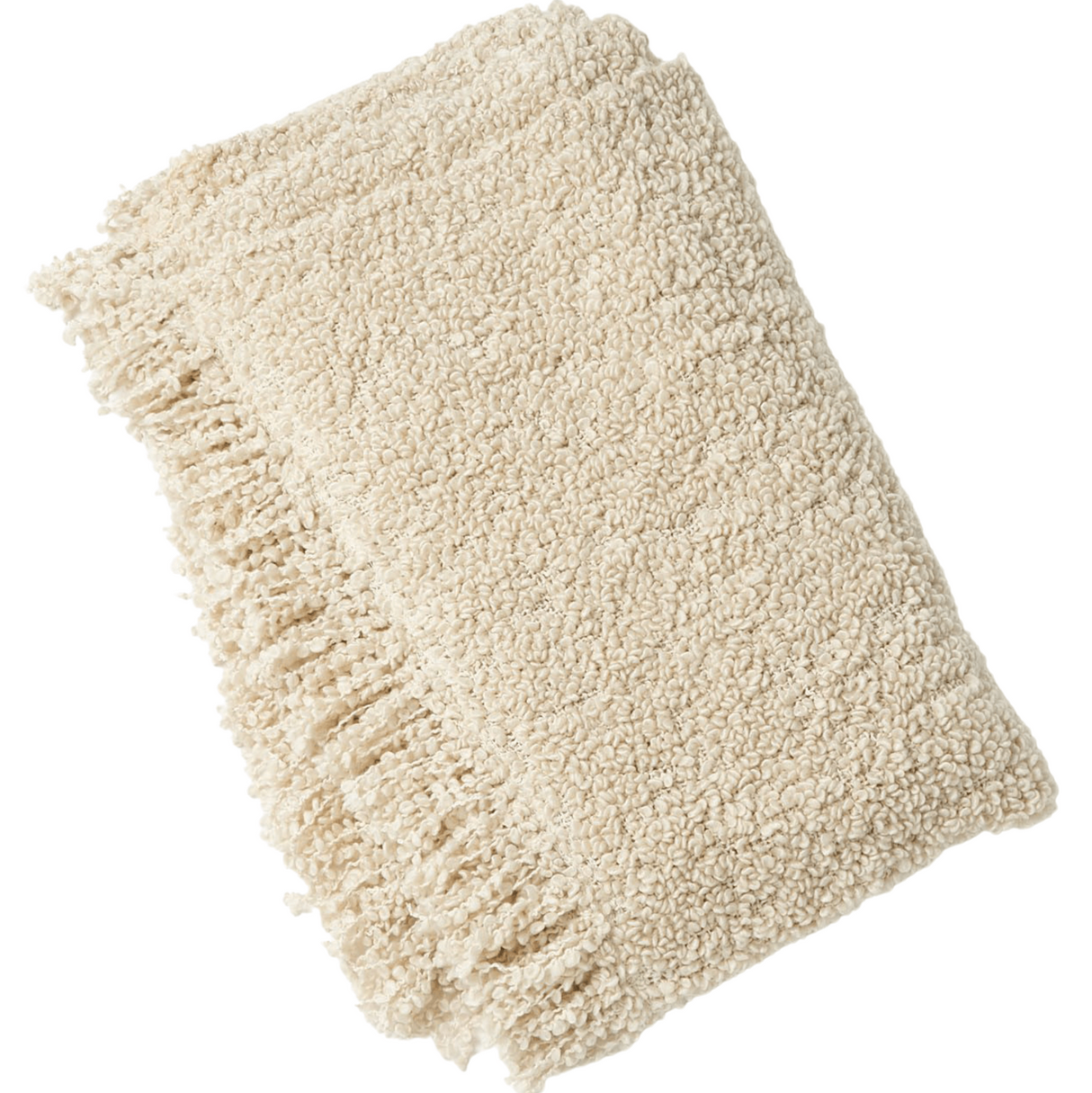 Textured Boucle Throw Throw