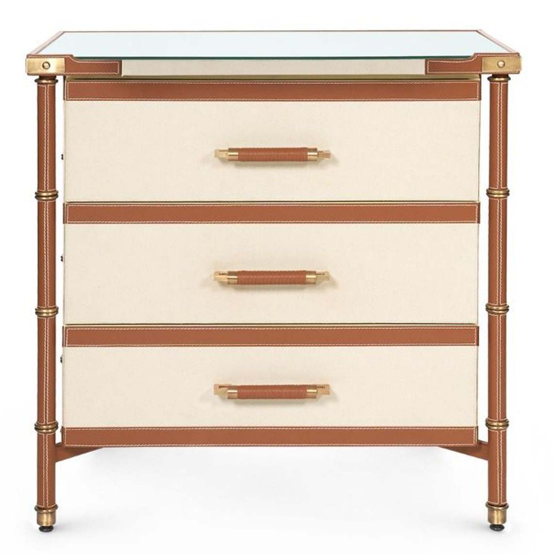 Toulon 3-Drawer Side Table Side Tables