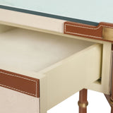 TOULON DESK Rectangular Leather Desk