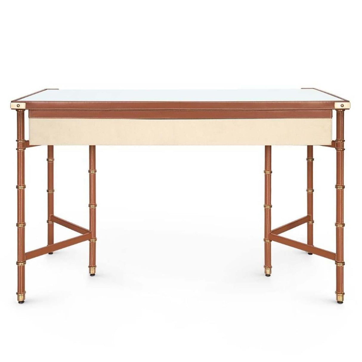 TOULON DESK Rectangular Leather Desk