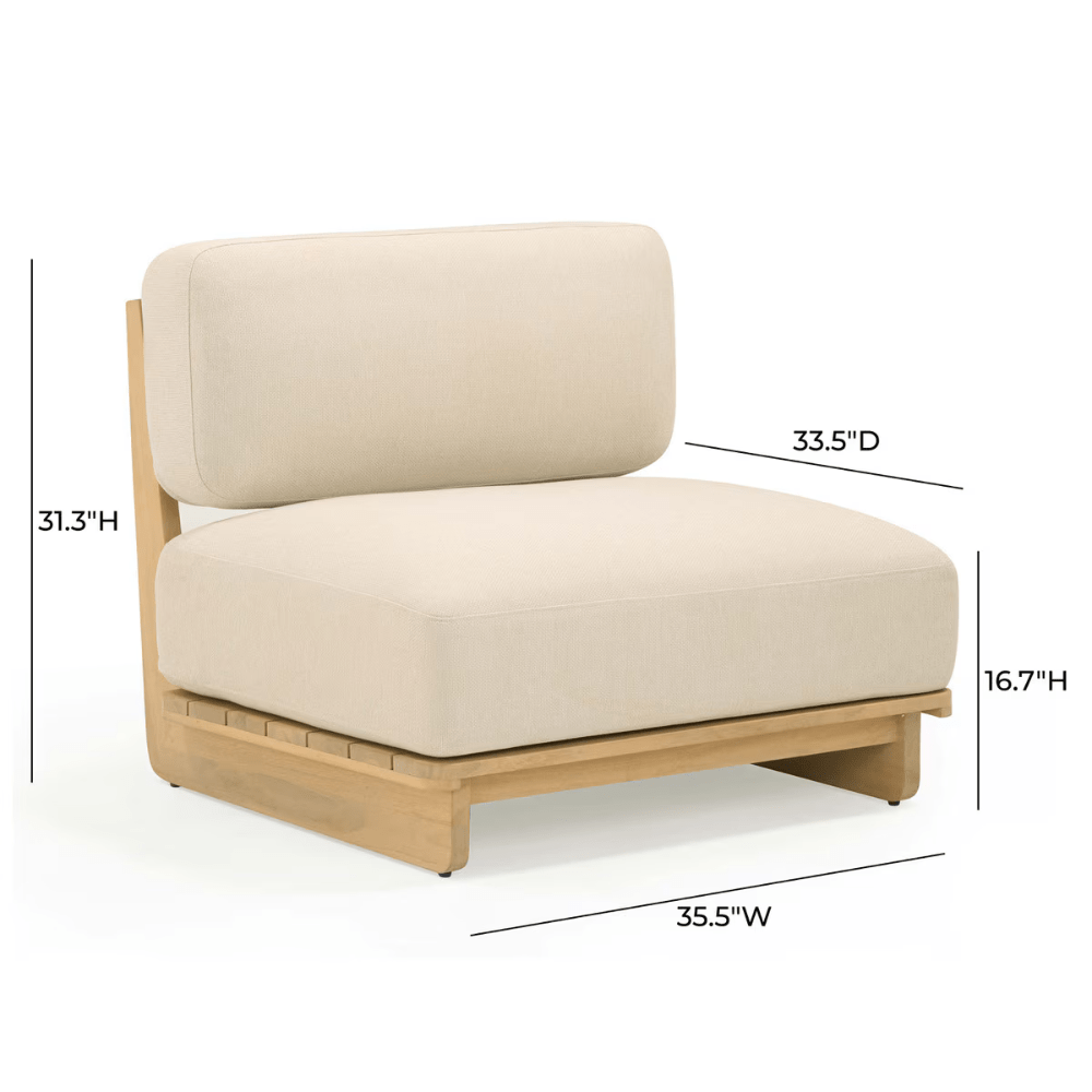 Trevor Outdoor Lounge Chair Outdoor Furniture TOV-O54455 793580641045
