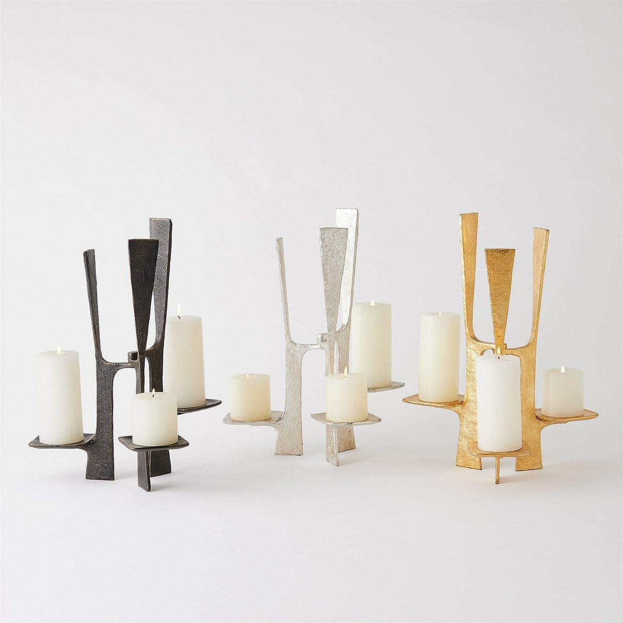 Triune Candleholder Decorative Object