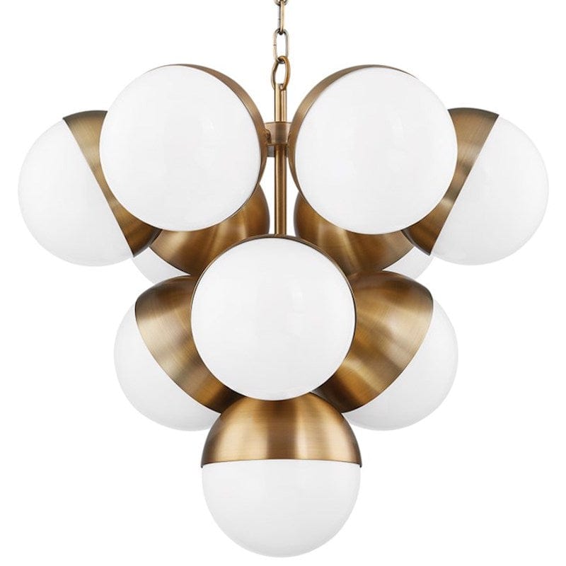 Troy Lighting Cupertino Chandelier Semi Flush Mount troy-F1526-PBR