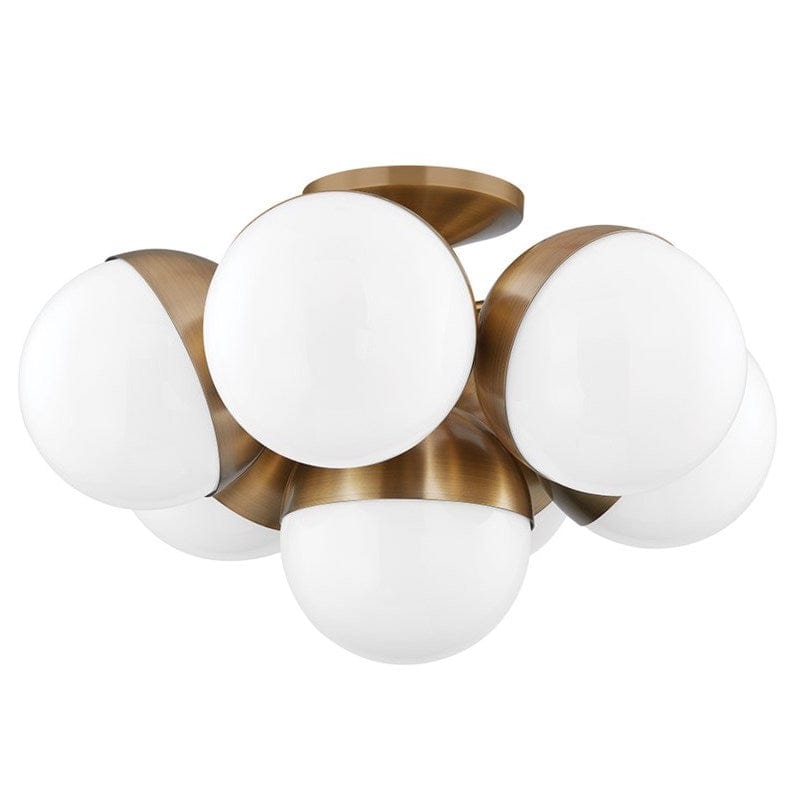 Troy Lighting Cupertino Semi Flush Mount Semi Flush Mount troy-C1524-PBR