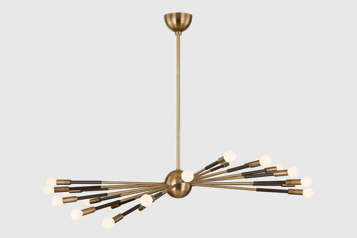 Troy Lighting Obie Chandelier Chandeliers troy-F3051-PBR/BRZ