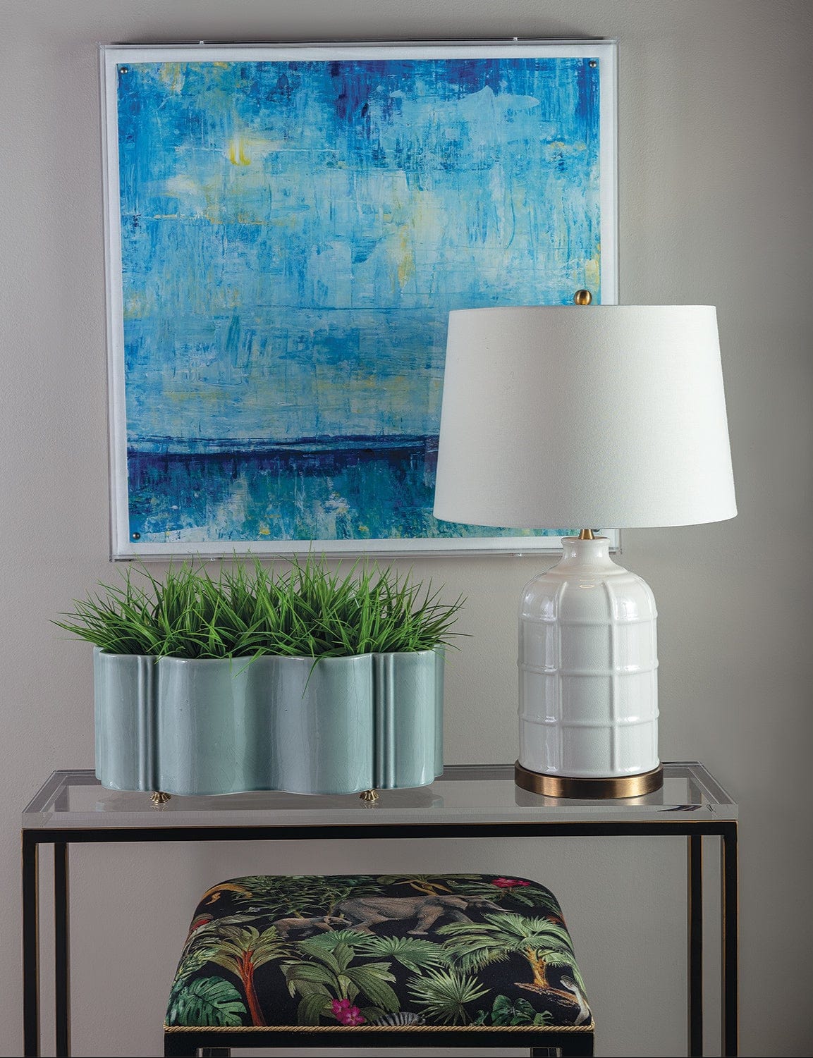 Tuscan Scallop Planter Planter