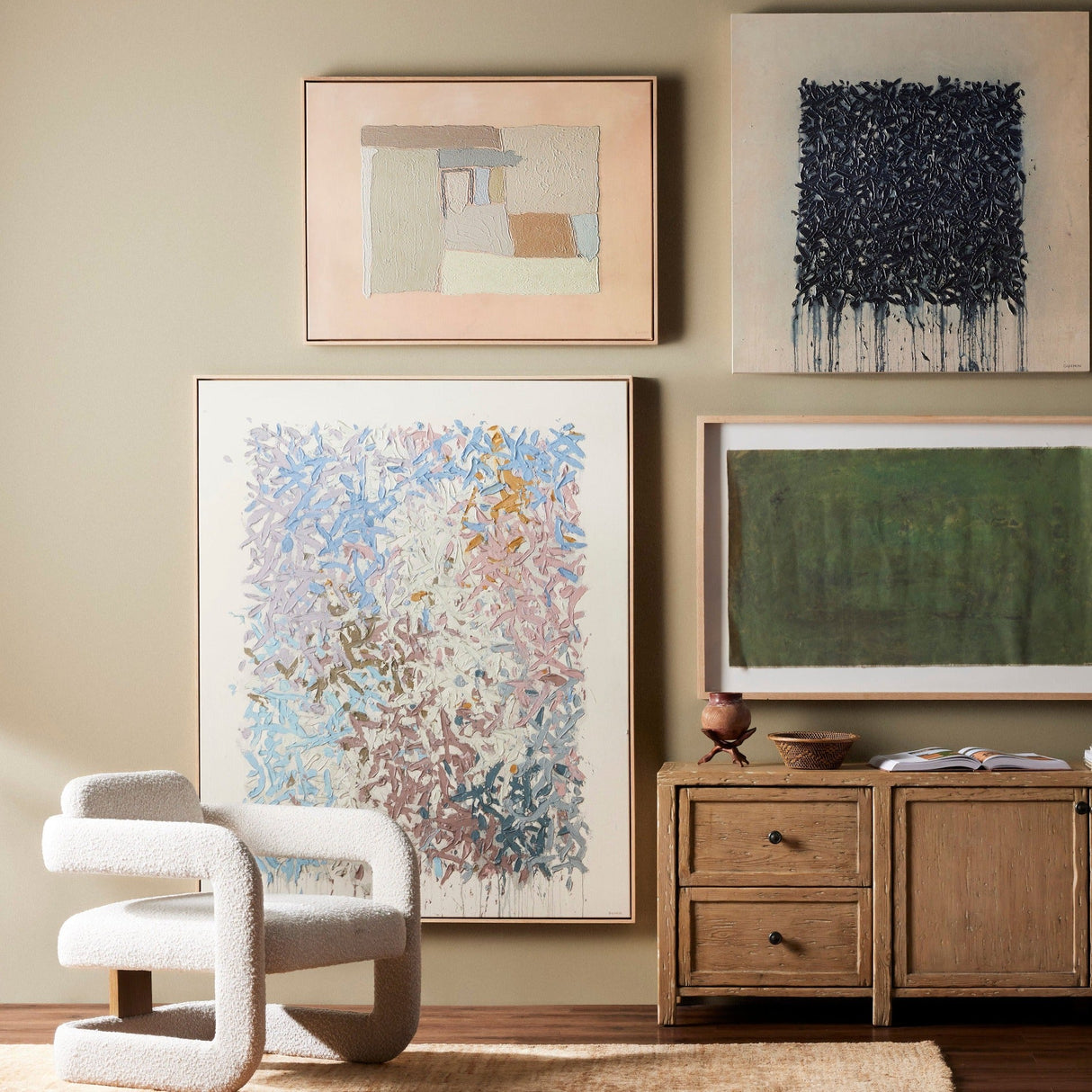 Tyler Guinn Our Hands Are Open NO. 14 Art four-hands-240143-001 801542209919