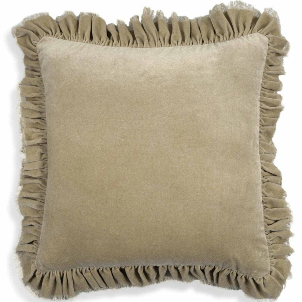 Valencia Distressed Velvet Pillow Pillow & Decor TOV-C18689