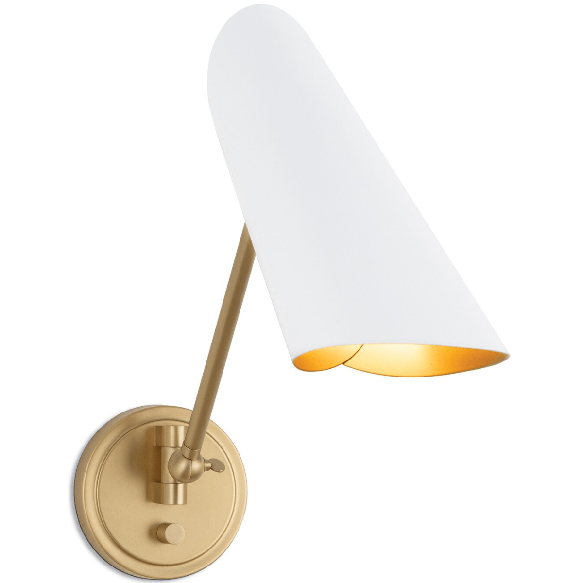 Vest Single Arm Sconce Wall Sconces 15-1249WTNB