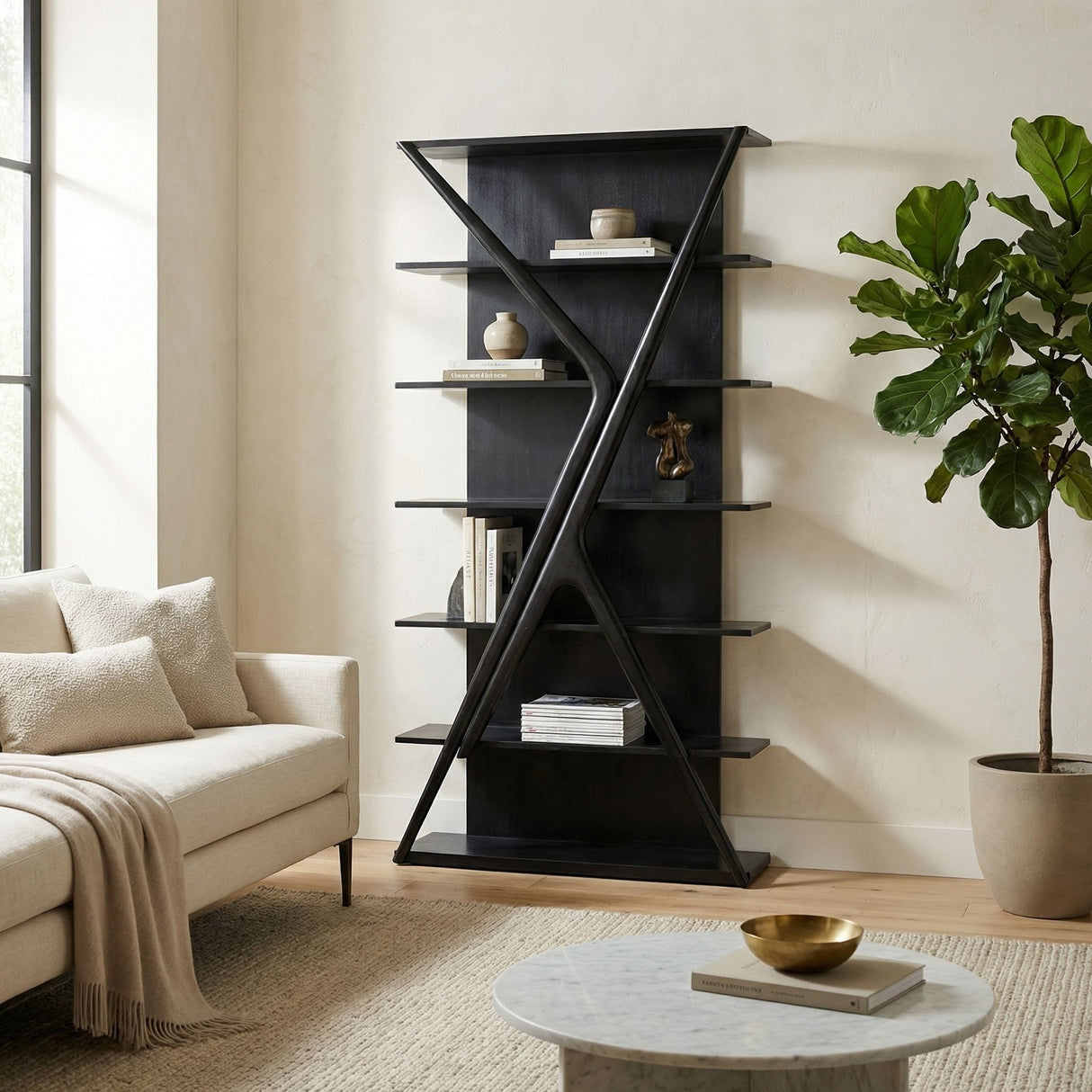 Vetra Bookcase Bookcases, Tall Cabinets + Shelving