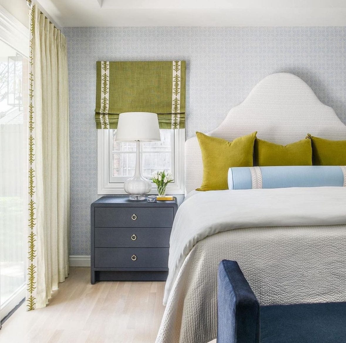 Villa & House Bryant 3-Drawer Side Table Furniture