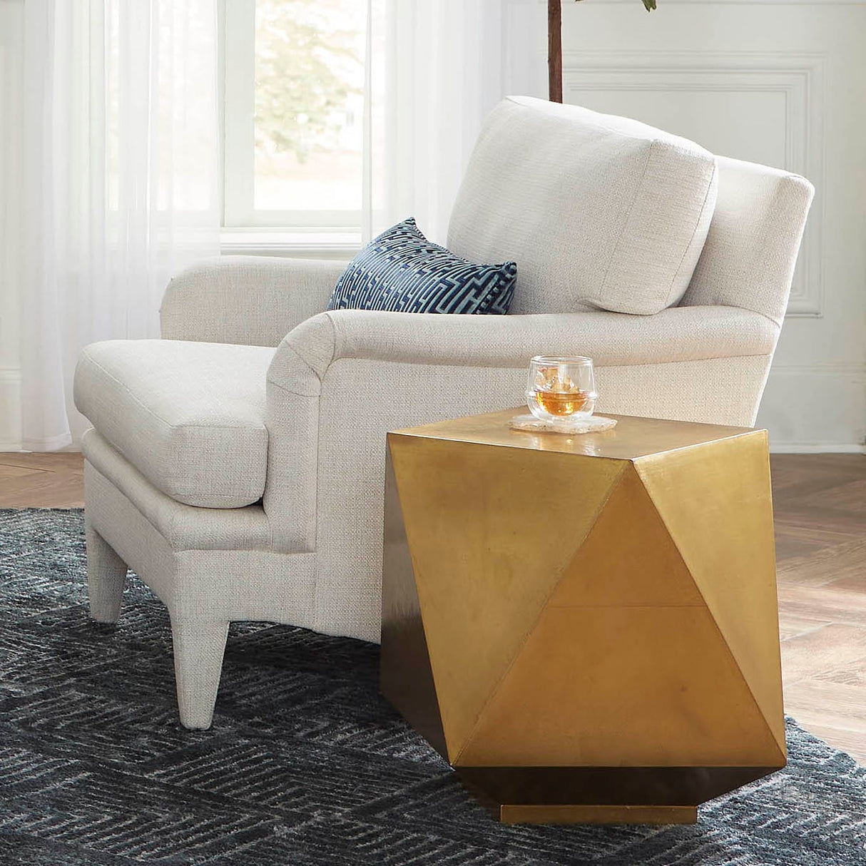 Villa & House Hedron Side Table Furniture villa-house-HDN-100-803