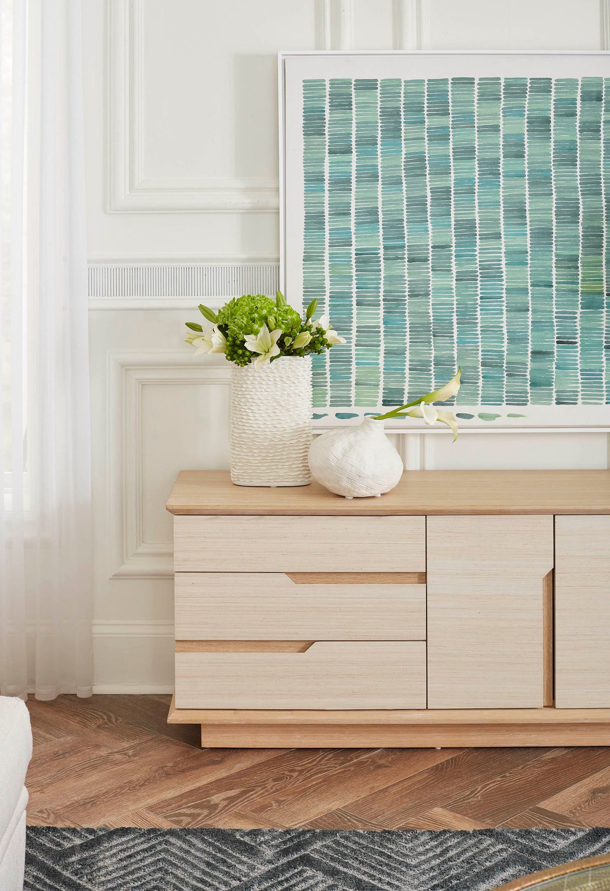 Villa & House Simon 3-Drawer & 4-Door Cabinet Cabinets & Storage villa-house-SMO-450-6209-99