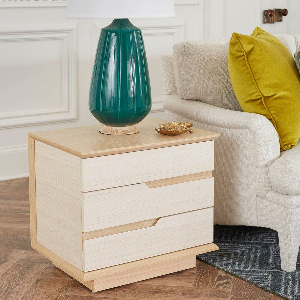 Villa & House Simon 3-Drawer Side Table Side Tables villa-house-SMO-130-6209-99