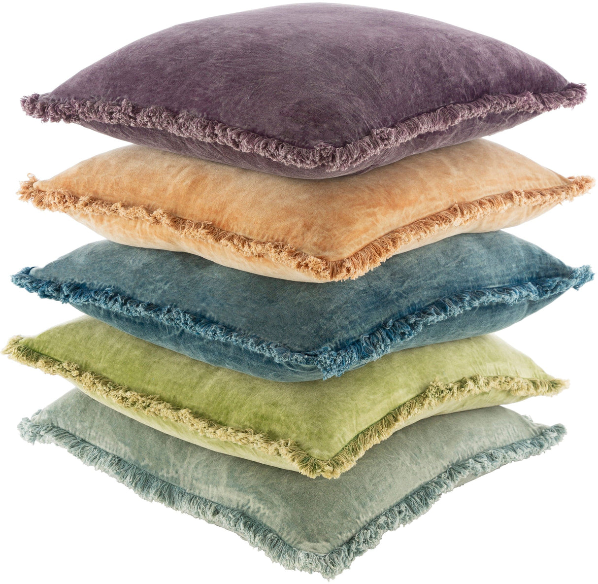 Washed Cotton Velvet Pillow Pillow