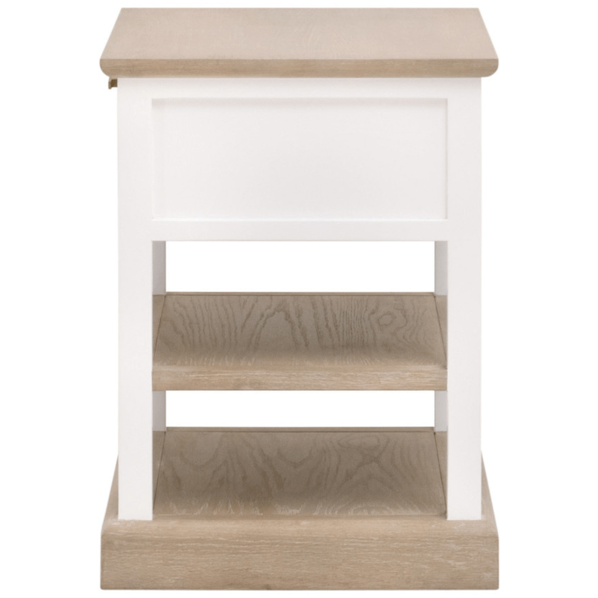 Weave 1-Drawer Side Table 8081-1.SGRY-OAK/WPO