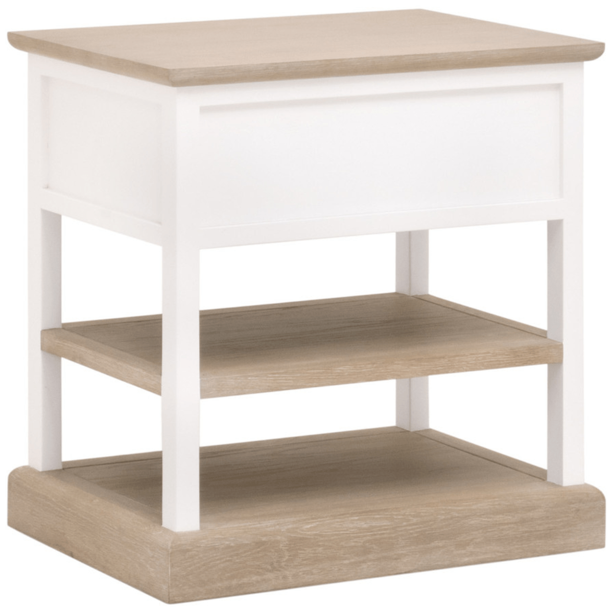 Weave 1-Drawer Side Table 8081-1.SGRY-OAK/WPO