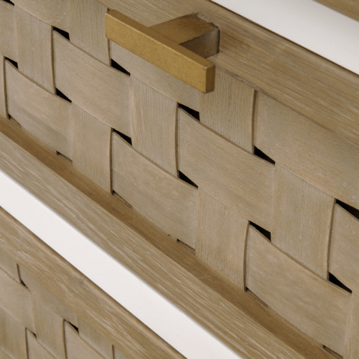 Weave Entry Cabinet 8081.SGRY-OAK/WPO