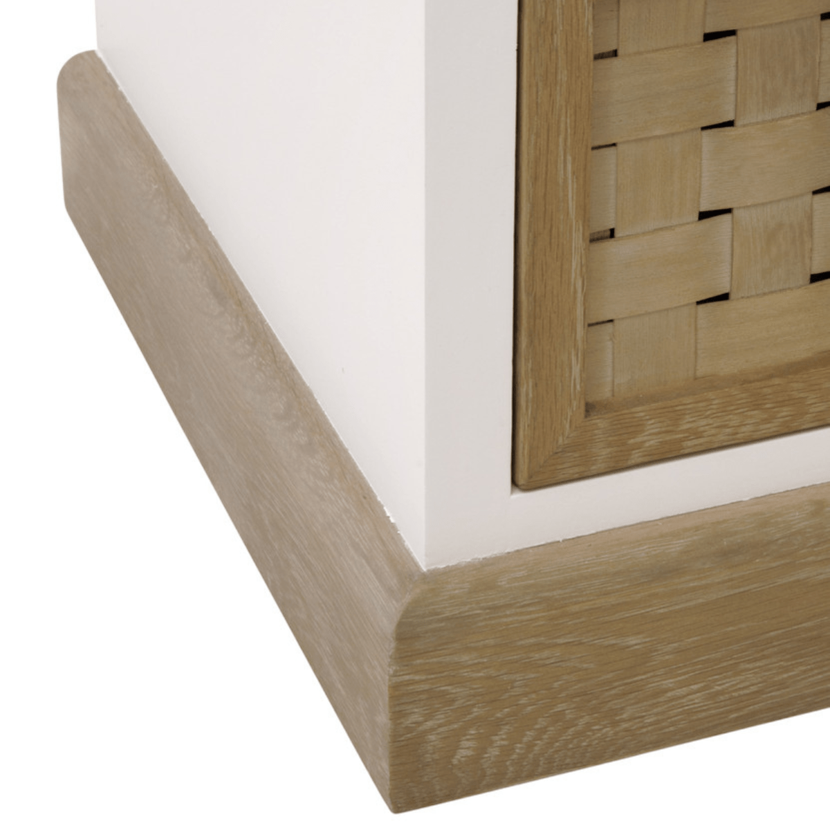 Weave Entry Cabinet 8081.SGRY-OAK/WPO