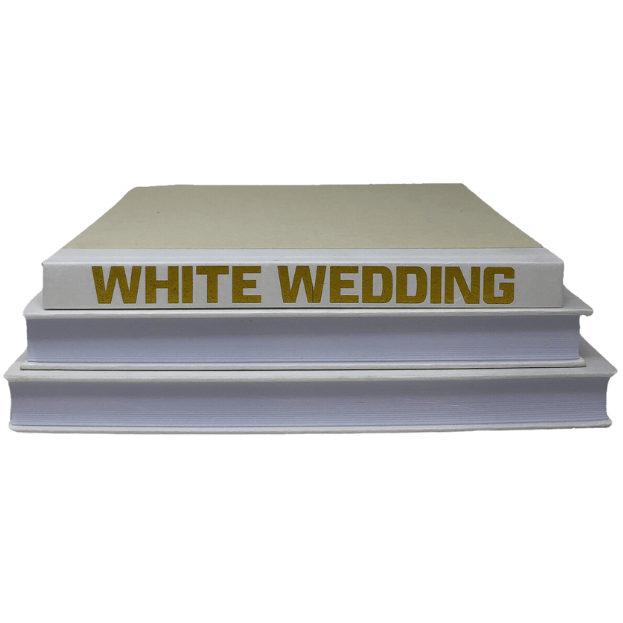 White Wedding Song Book Decorative Objects GL-SONG-COLOR-WHT-XL 123456750418