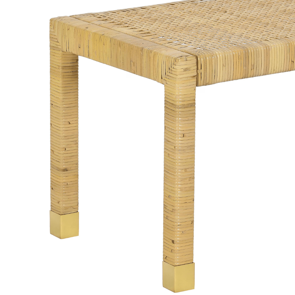 Whitney Rattan Bench Bench