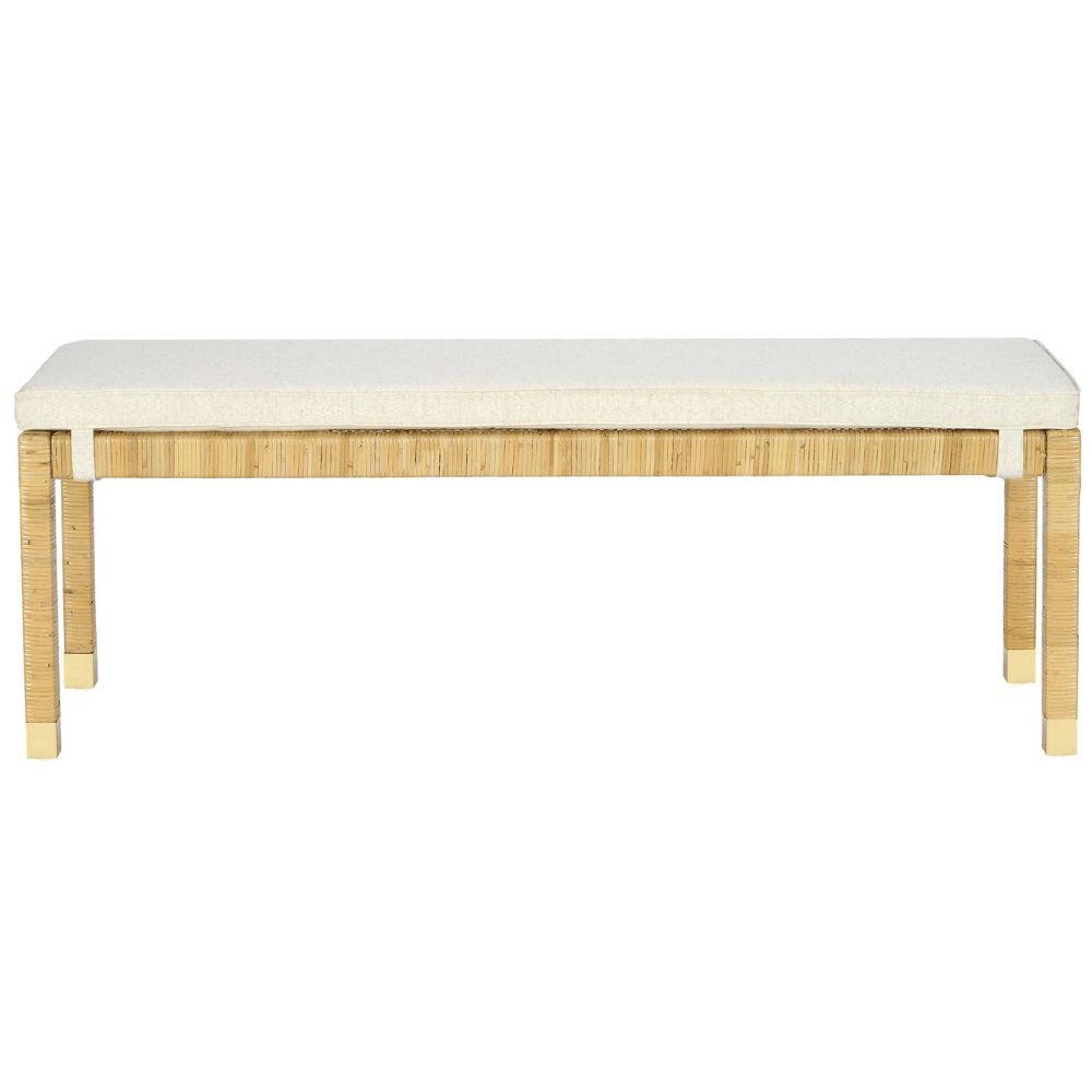 Whitney Rattan Bench Bench TOV-OC21033 793580641779