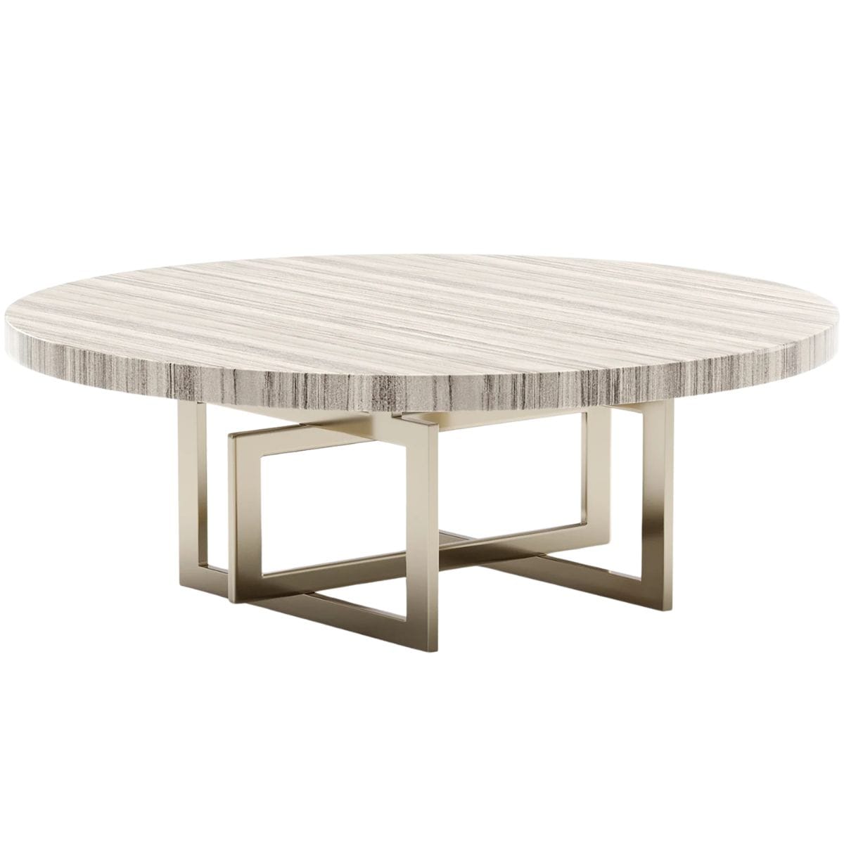 Wish You Were Here Round Cocktail Table Coffee Tables CLA-425V-4022 662896060843