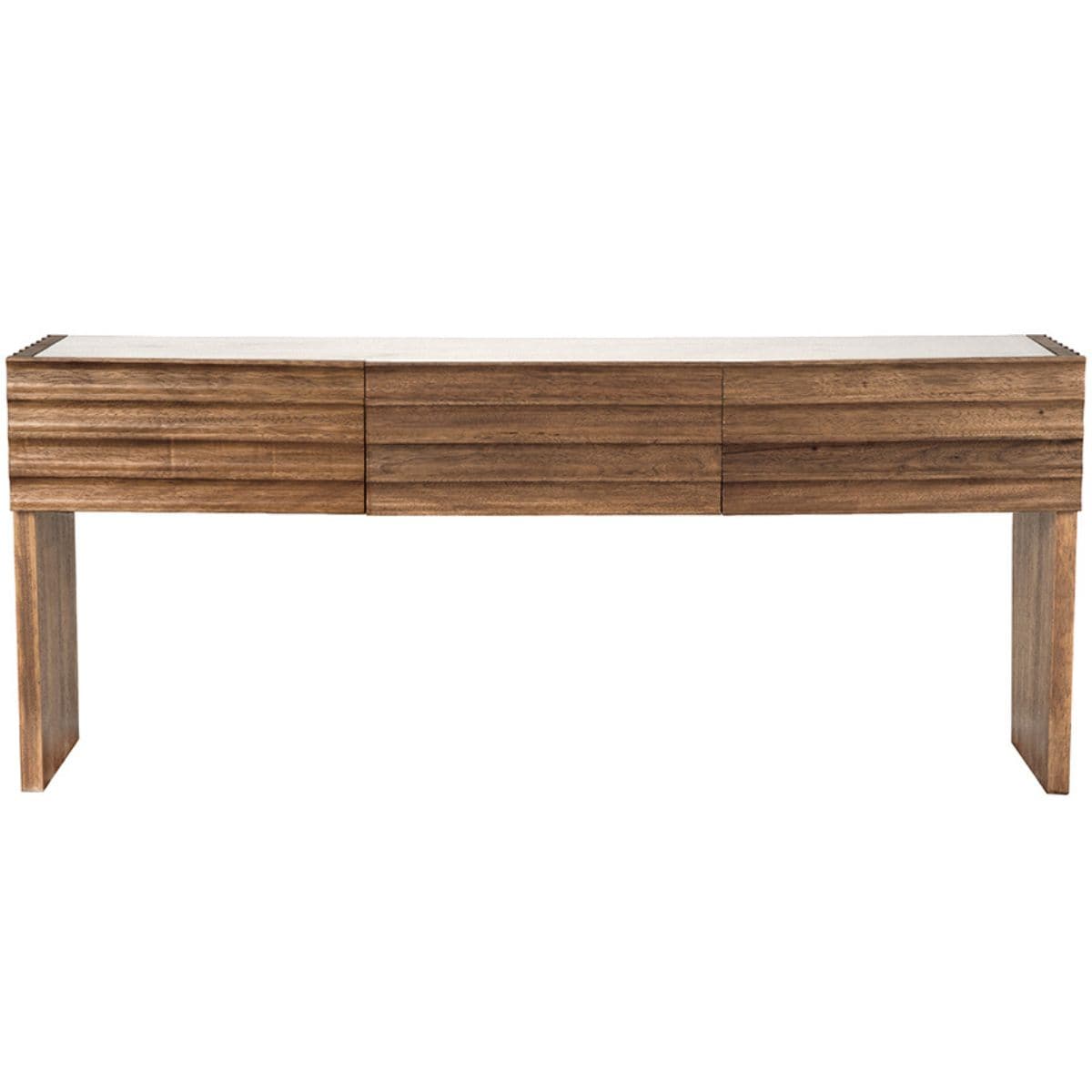 Wolf Console With White Marble Top Console Tables GCON460DW 00842449139701