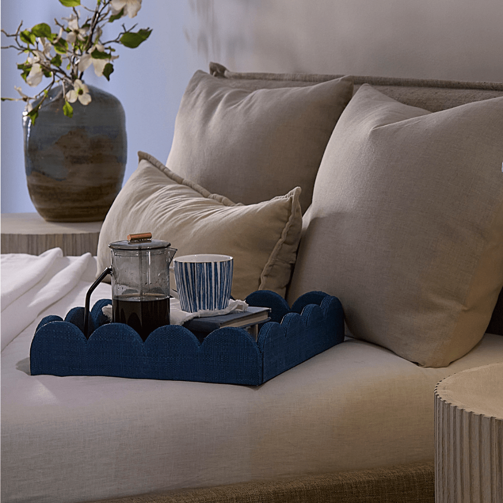 Wonderland Scalloped Tray Trays