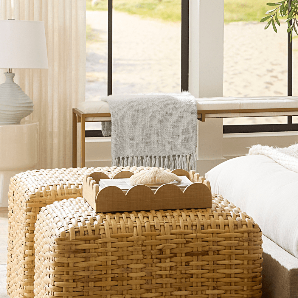 Wonderland Scalloped Tray Trays