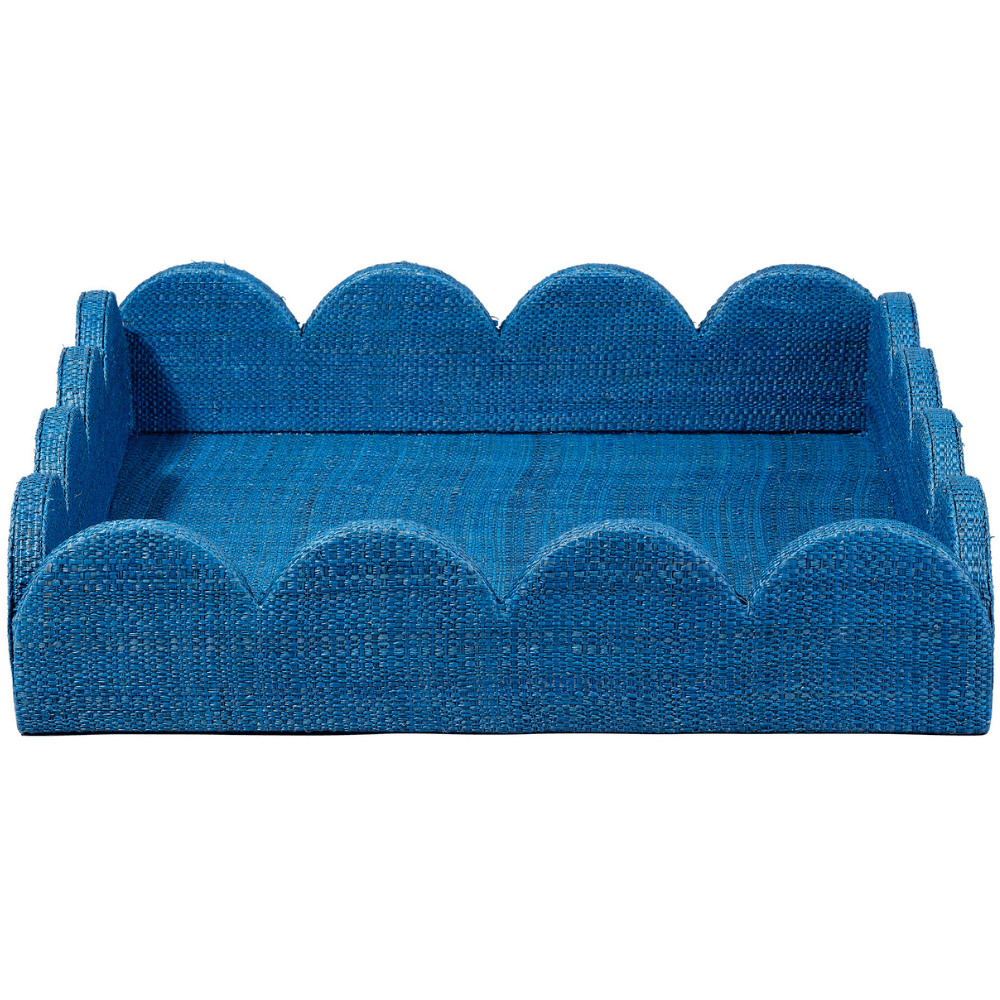 Wonderland Scalloped Tray Trays 7WOND-SMIN 688933040616