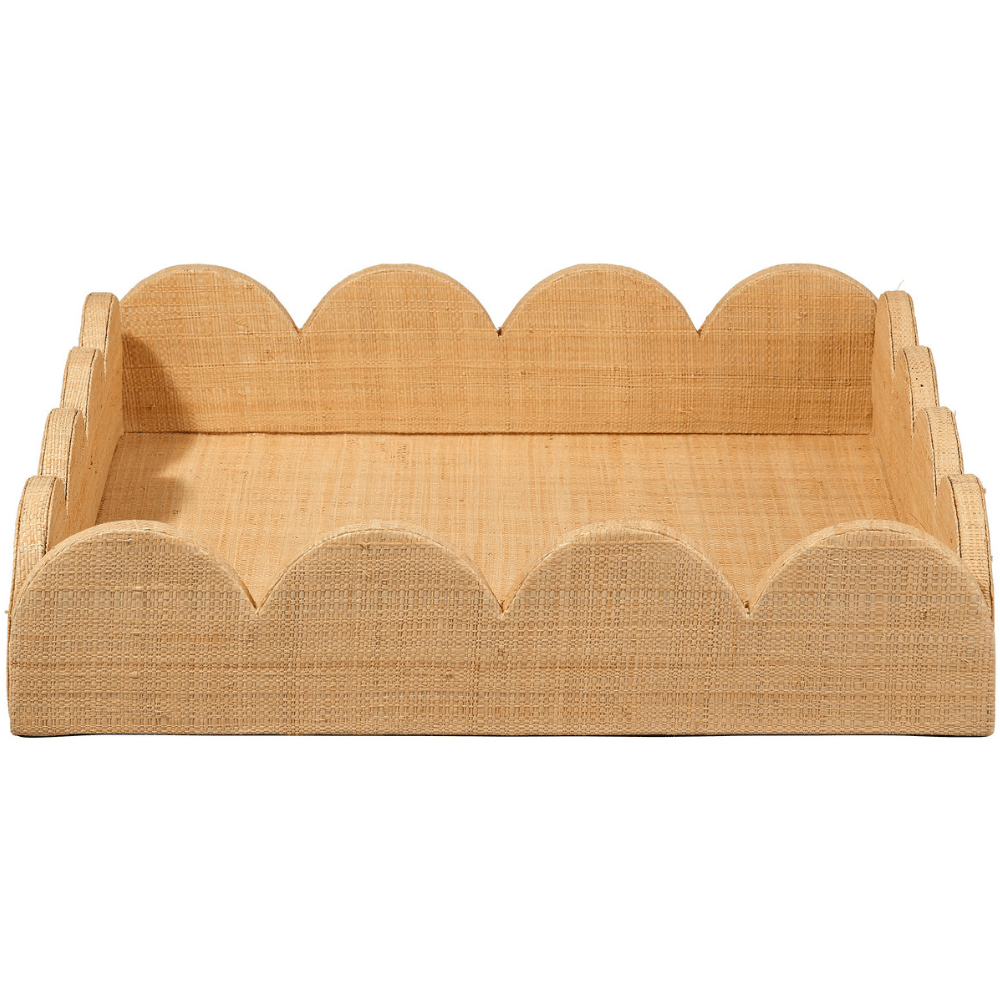 Wonderland Scalloped Tray Trays 7WOND-SMNA 688933040623