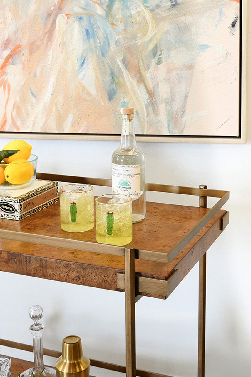 Worlds Away Cash Bar Cart Bar Cart
