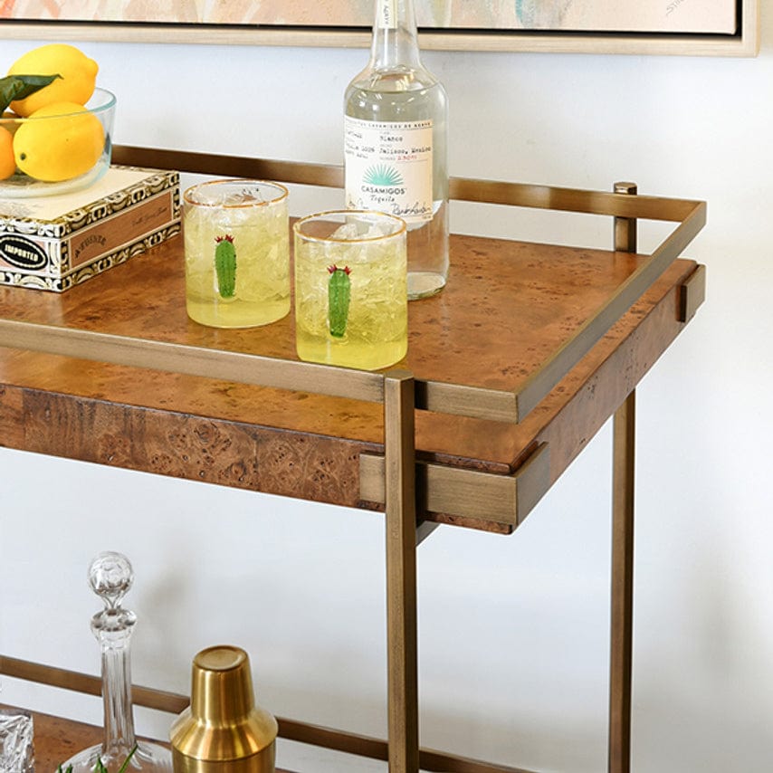 Worlds Away Cash Bar Cart Bar Cart