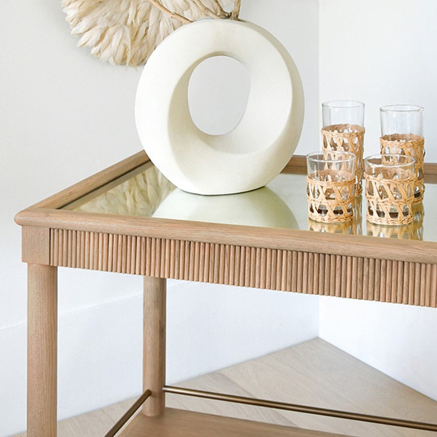 Worlds Away Dublin Bar Cart Bar Cart