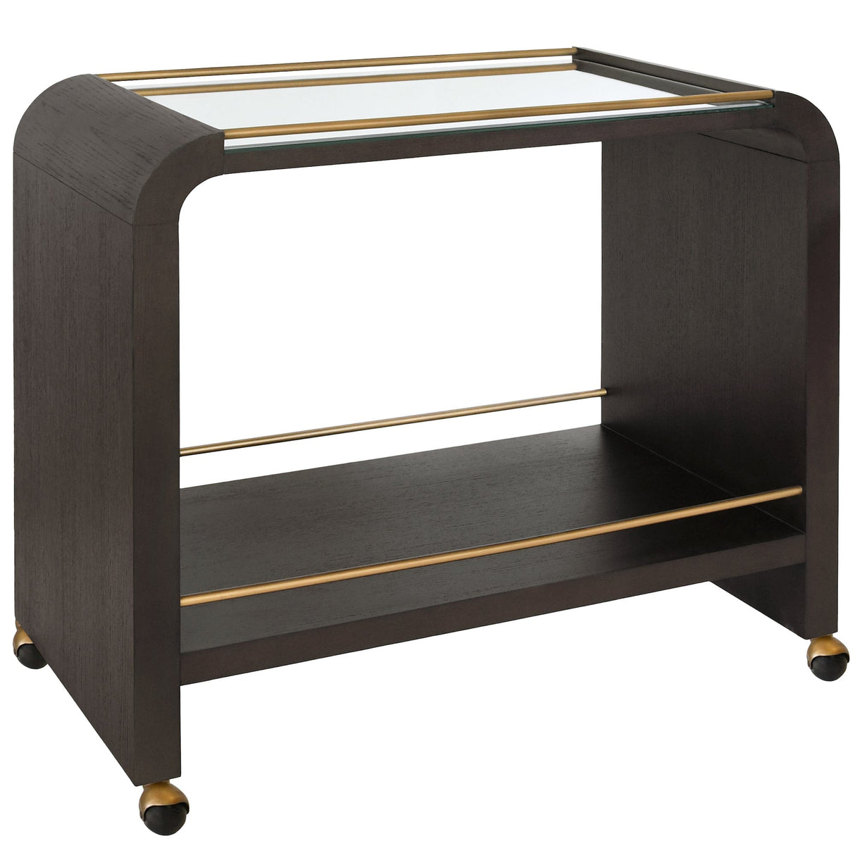 Worlds Away Myer Bar Cart Bar Cart