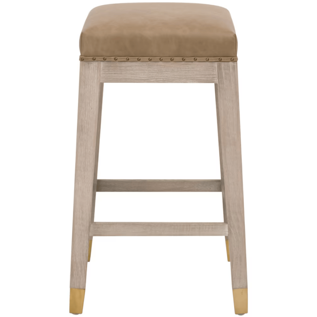 Wyatt Counter Stool Bar + Counter Stools 6475-CSUP.NG/IVT/GLD 842279145682