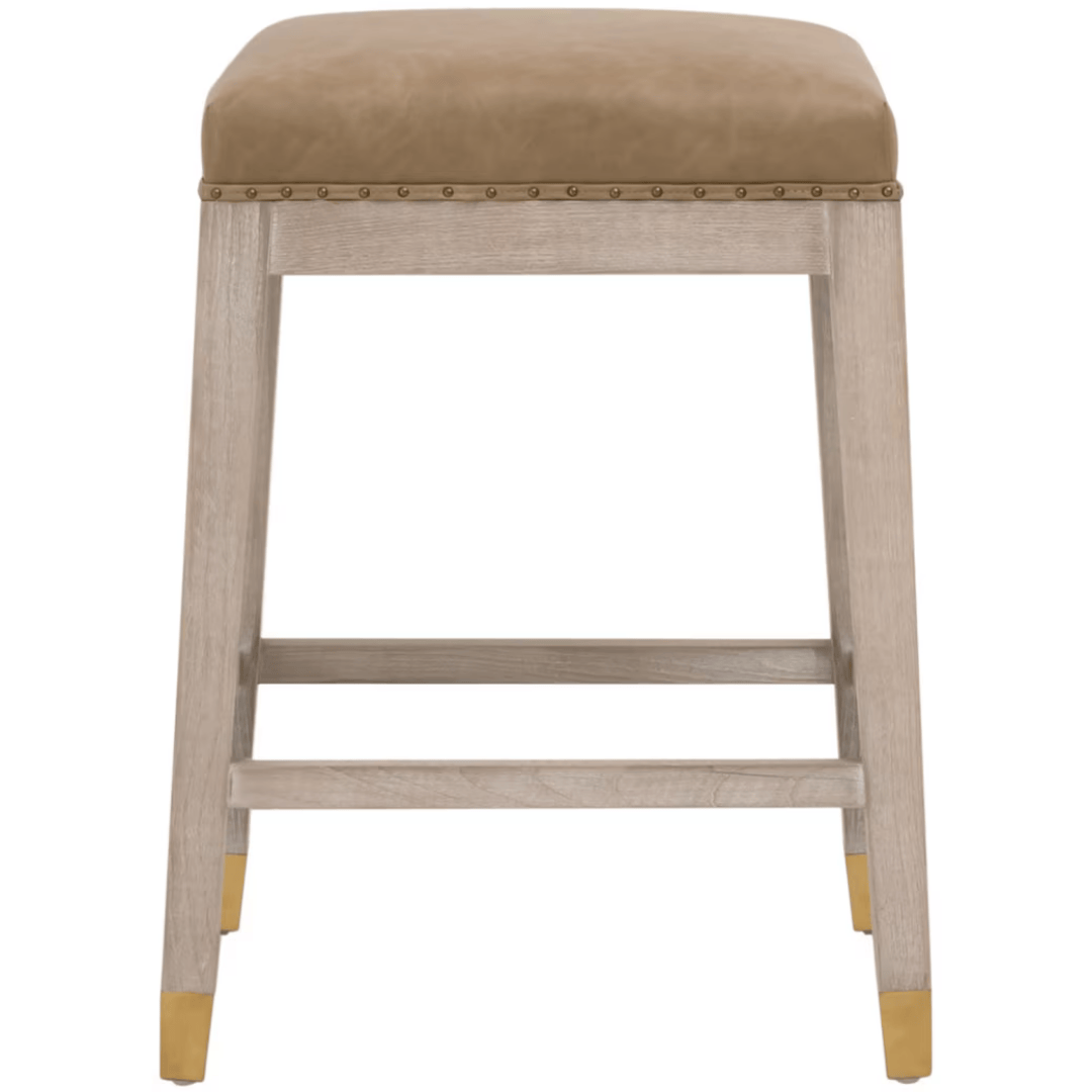 Wyatt Counter Stool Bar + Counter Stools 6475-CSUP.NG/IVT/GLD 842279145682