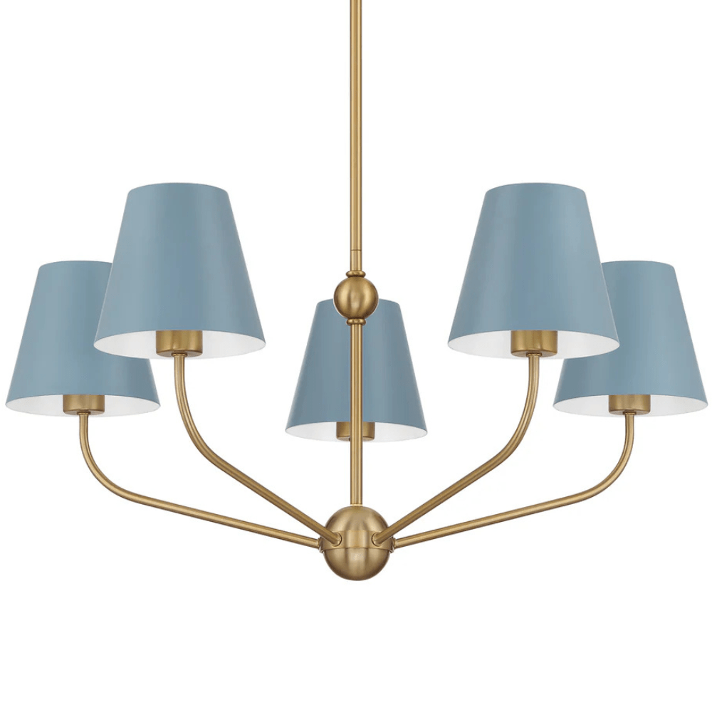 Xavier 5 Light Chandelier Chandelier XAV-B9315-VG-BL 633779099540