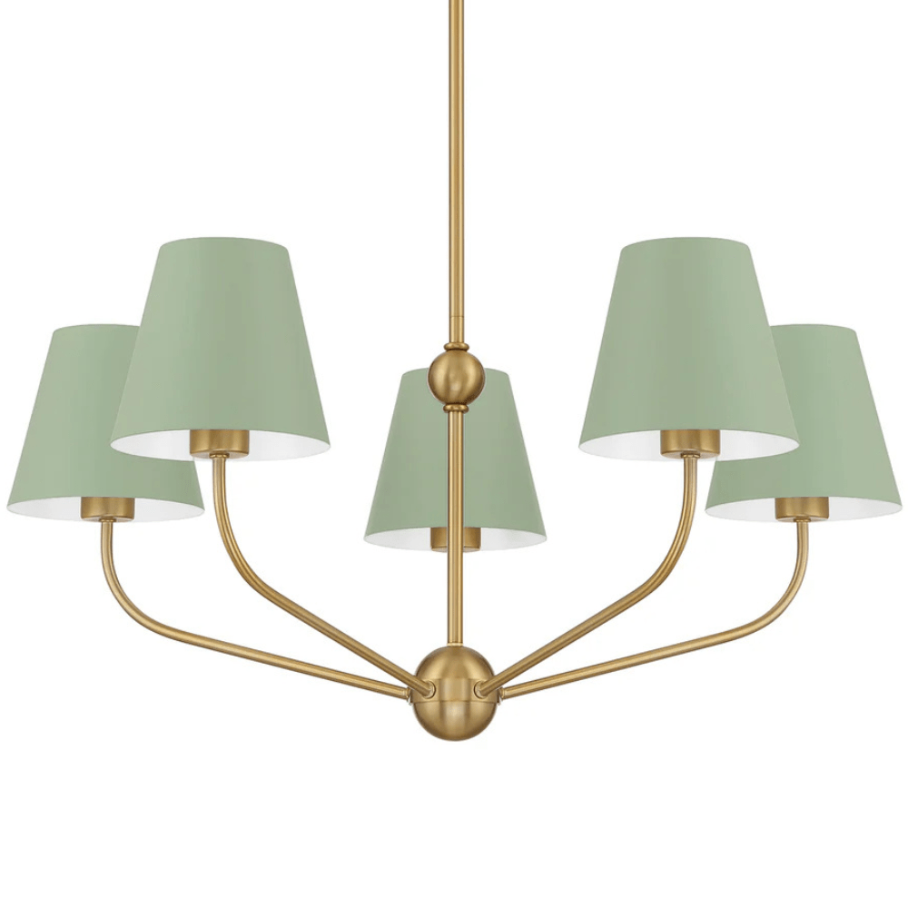 Xavier 5 Light Chandelier Chandelier XAV-B9315-VG-GR 633779099557