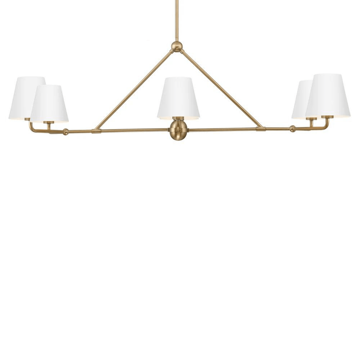 Xavier 6 Light Chandelier Lighting XAV-B9306-VG-WH 633779093548