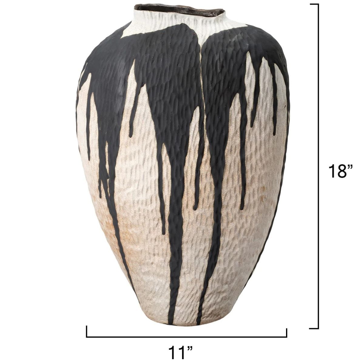 Zelda Vase Vases + Urns 7ZELD-VABK