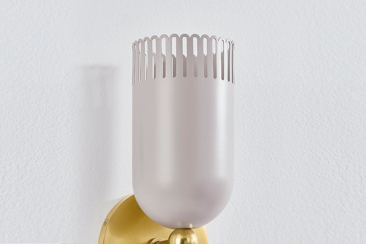Zoe Feldman x Mitzi Liba 1 Light Wall Sconce Wall Sconces mitzi-H884101-AGB/SPG 806134931070