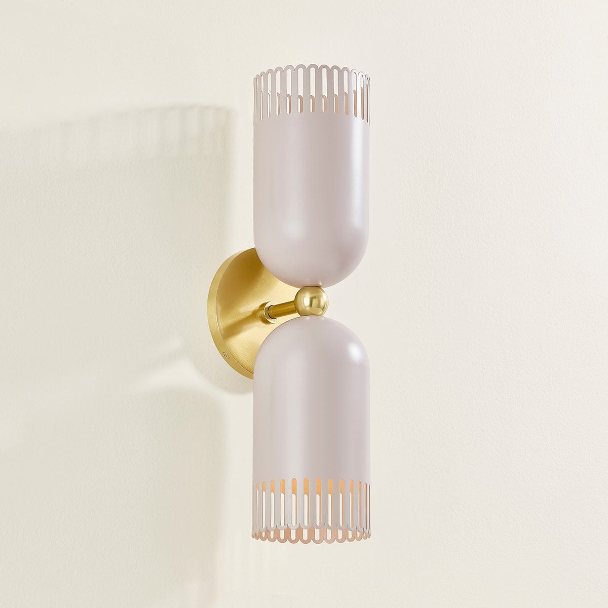 Zoe Feldman x Mitzi Liba 2 Light Wall Sconce Wall Sconces mitzi-H884102-AGB/SPG 806134931094