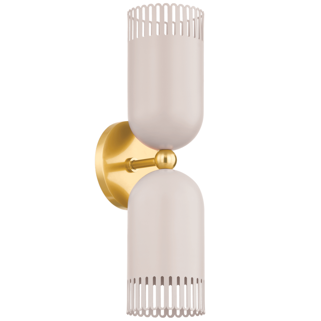 Zoe Feldman x Mitzi Liba 2 Light Wall Sconce Wall Sconces mitzi-H884102-AGB/SPG 806134931094