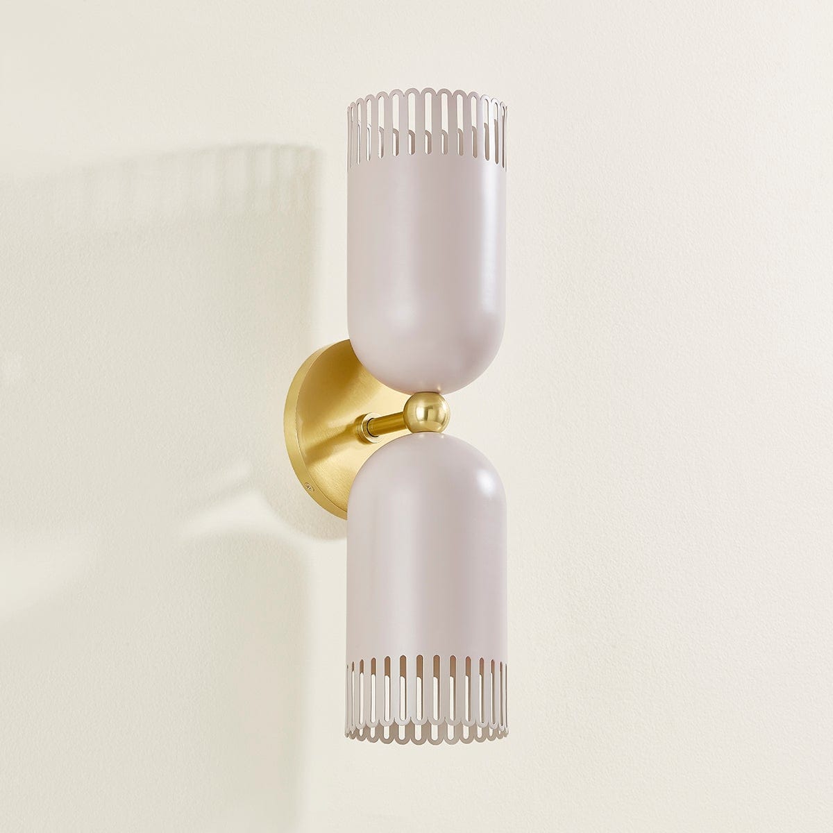 Zoe Feldman x Mitzi Liba 2 Light Wall Sconce Wall Sconces mitzi-H884102-AGB/SPG 806134931094