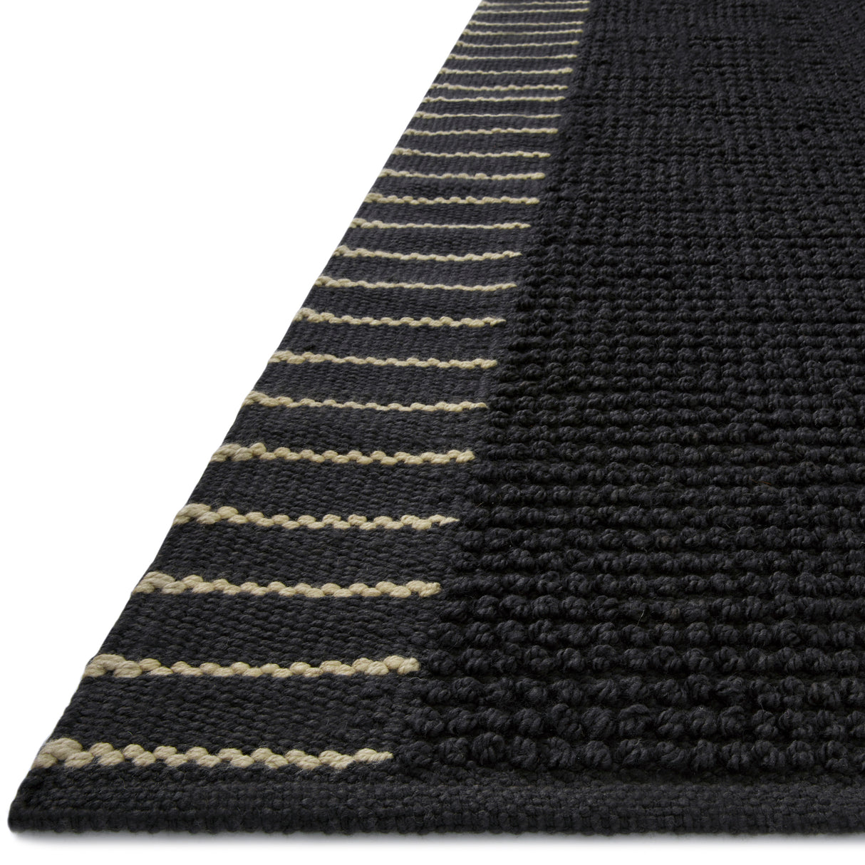 Loloi Magnolia Home Sadie Rug Black-01BL00