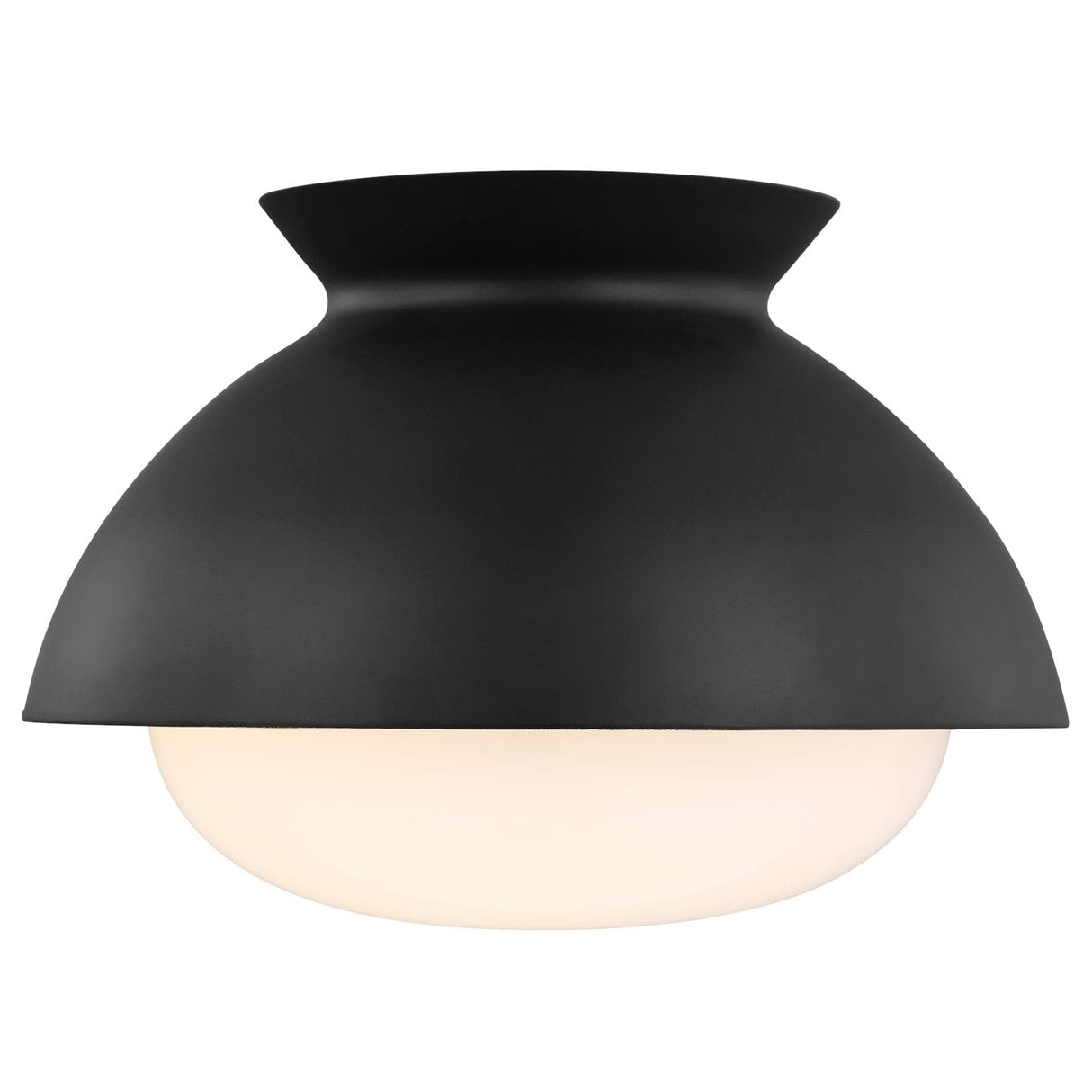 AERIN Lucerne One Light Flush Mount aerin-AEF1001MBK 014817616200