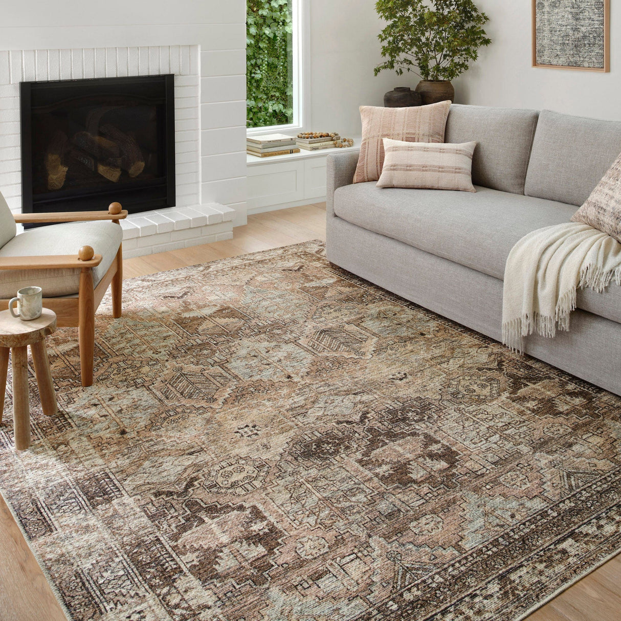 Amber Lewis Billie Rug - Clay/Sage Rugs